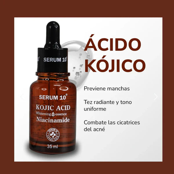 Abrir elemento multimedia 2 en una ventana modal Abrir elemento multimedia 3 en una ventana modal Abrir elemento multimedia 4 en una ventana modal Kit Adiós Manchas ✨ : Serum + Jabón Acido Kojico y Niacinamida