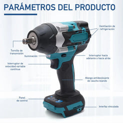 KIT : 2X1 TALADO INALAMBRICO + FUNCION PISTOLA DE IMPACTO + 26 ACESORIOS + 2 BACTERIA